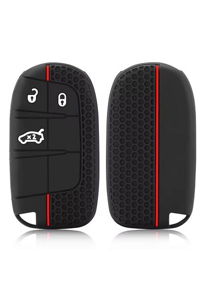 emii auto spare parts Jeep Renegade Cherokee Grand Cherokee Dodge Fiat Egea Cross Key Case Cover Black/Red