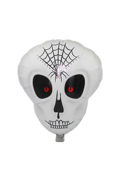 MBB ETİCARET Spider Web Patterned Skeleton Foil Balloon