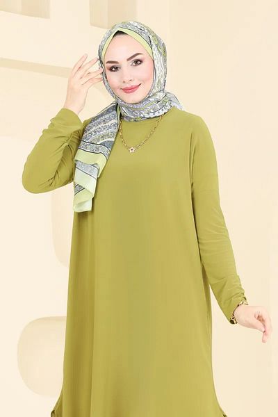 verabelle Bat Sleeve Sandy Tunic Suitable for Size 36-38-40-42-44-46
