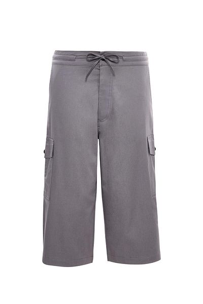 Haşema Gray Men's Capri with Cargo Pocket 5073