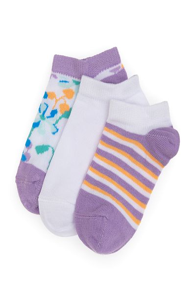 U.S. Polo Assn. Girl's Lilac Socks 50304459-Vr034