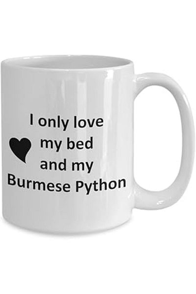 NETWORK ART Print Dore Burma Python Lover Mug - Snake - Reptile Pet - Love My Burmese Python Co- Ing
