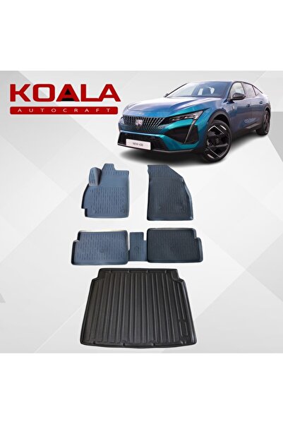 KoalaOtoTekstil Peugeot 408 (2023+) Uyumlu -Araca Özel Paspas ve Bagaj Havuzu