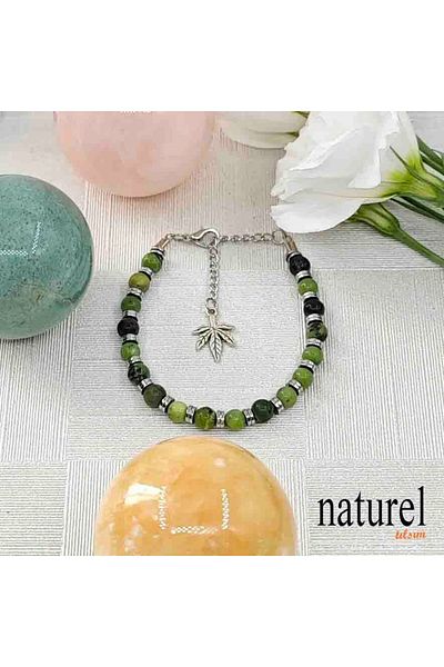 Naturel Tılsım Canada Jade Natural Stone 6mm Bracelet
