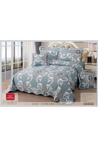 FIONNA.RO 5 Piece Duvet Cover Set - White Royal