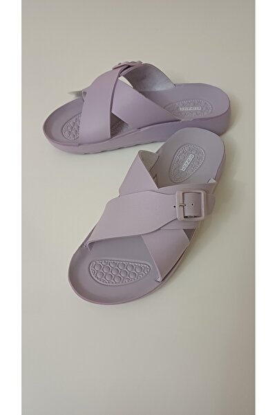 GEZER Klasik Çapraz Ayarlanabilir Toka Kadın Terlik