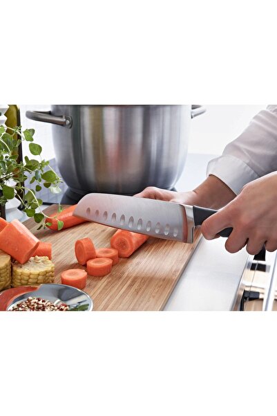 IKEA QUİCK Paslanmaz Çelik Sebze Doğrama Bıçağı (Ağız Kısım: 16 Cm Toplam Uzunluk: 30 Cm) İkea Bıçak