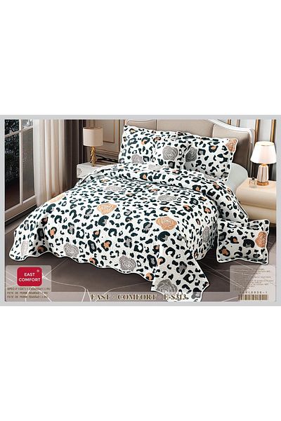 FIONNA.RO 5 Piece Duvet Cover Set - Animal Print Roses
