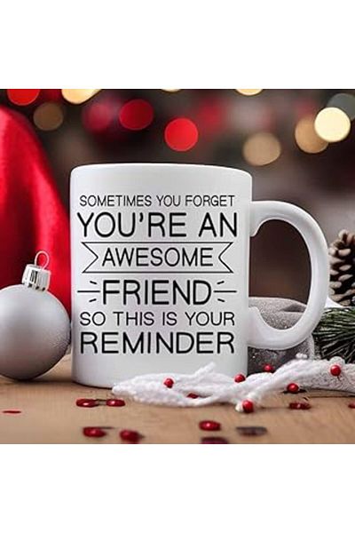 NETWORK ART Print Dore Wonderful Gift for Friend White Ceramic Coffee Mug, Birthday Gifts, English Coffee