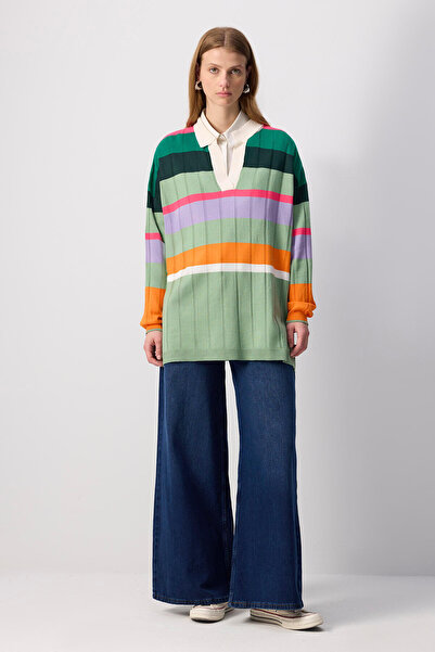 Touché Privé Striped ove Oversized iko tunic