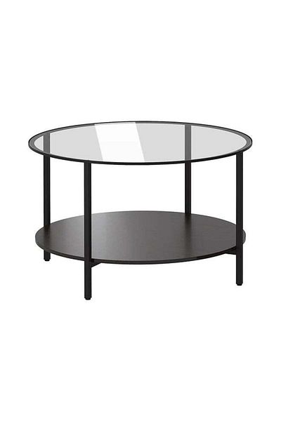 genric Coffee Table Black/Grey 75x45cm