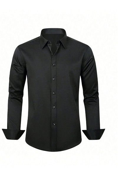 nightblack Спортна Slimfit памучен сатен лъскав плат пот-устойчив плат яка щифт подарък вратовръзки подарък