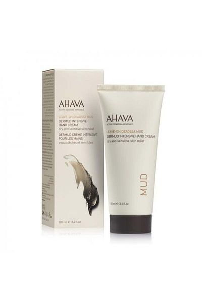 AHAVA Cremă de mâini hidratantă intensivă cu nămol Deadsea Mud Dermud, fără clătire, Ahava, Cremă, 100 ml