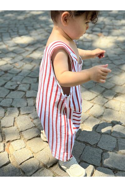 BabyDia Striped jumpsuit