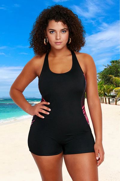 PayBuy Comfortable Relaxed Fit Plus Size Swimsuit Quick Dry