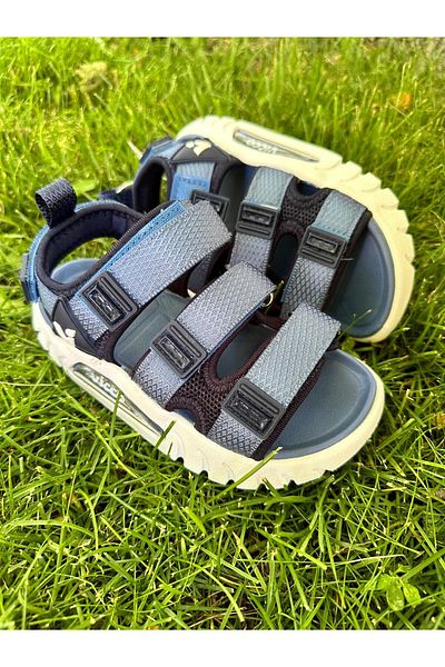 Vicco Size 26-35 Three Stripes Lightweight Non-Slip Sole Girls-Boys Sandals