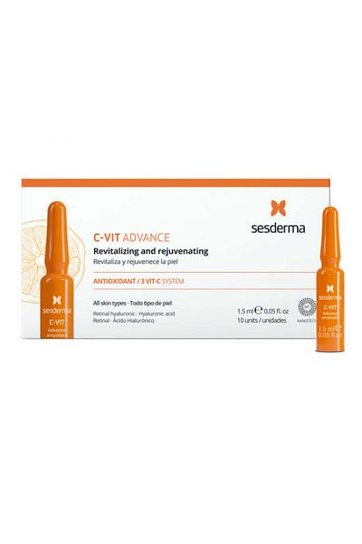 Sesderma C-Vit Advance Sesderma intensive ampoules, Serum, 10 ampoules x 1.5 ml