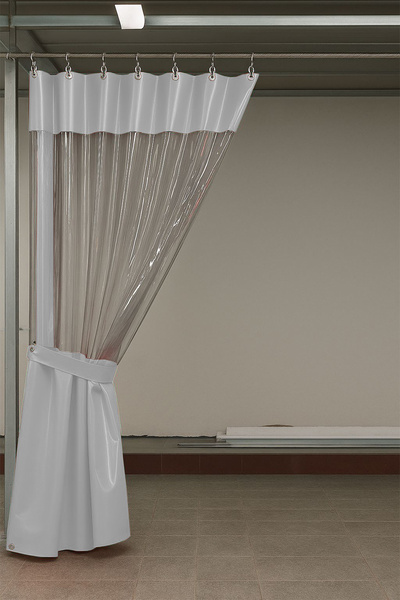 size ne lazım 0.80mm Transparent Auto Service and Wash Partition Curtain 12 Colors Height 200cm X Width 700cm