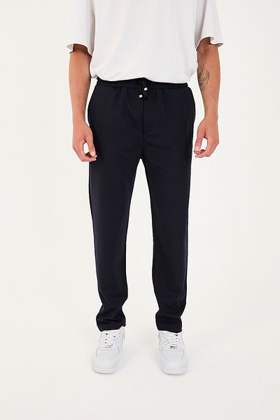KAPHONE Men's Straight Leg Trousers with Back Pocket