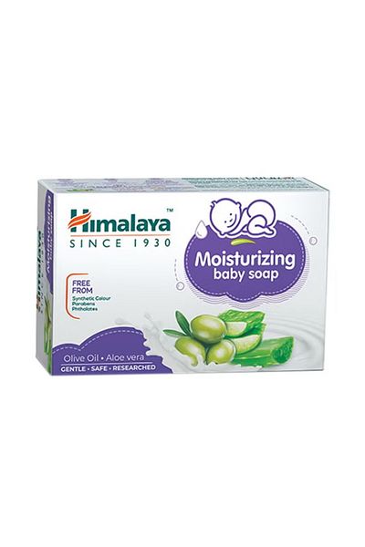 Himalaya Baby soap with olive oil and aloe vera for gentle moisturizing 125g