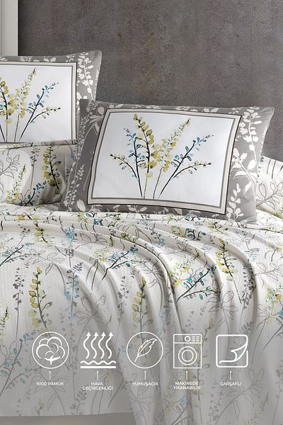 Elart Bloom Double Pique Set (200X220 cm)