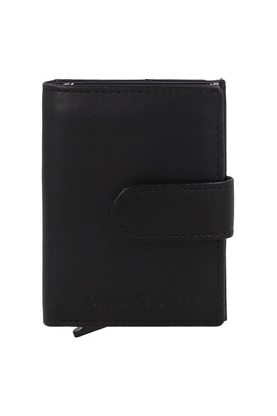 Greenburry Credit card case RFID protection Leather 8 cm