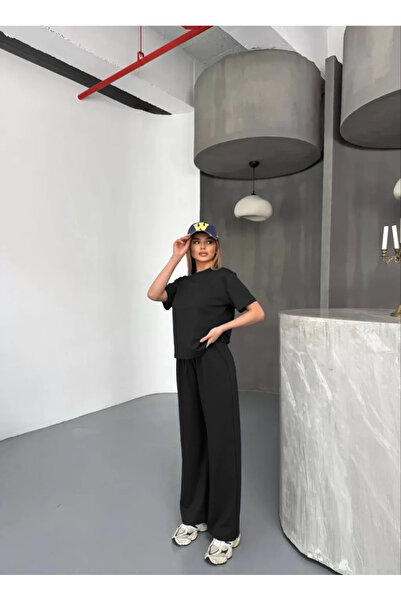 BARLİZ Γυναικείο Καλοκαιρινό Ισπανικό Σετ με Φαρδιά Μπατζάκια – Κομψό & Άνετο