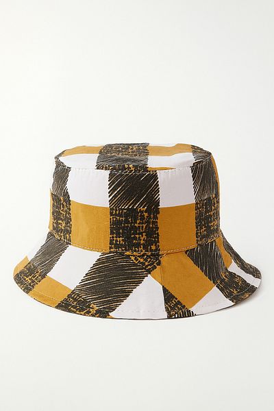 mia mia Baby Checkered Summer Bucket Hat