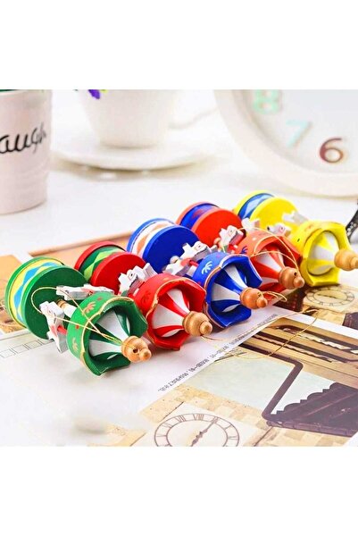 Yeliz SEÇTİM ALDIM ATLI KARINCA AHŞAP DEKORATİF EŞYA RENKLİ 6 LI KÜÇÜK