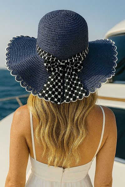 LAGRANZE Women's Straw Hat Beach Hat