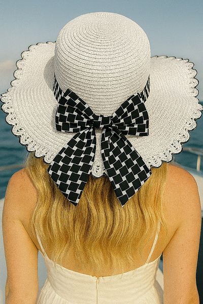 LAGRANZE Women's Straw Hat Beach Hat