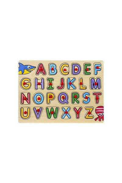 Sunman 130443 Wooden Pushpin Bultak Alphabet
