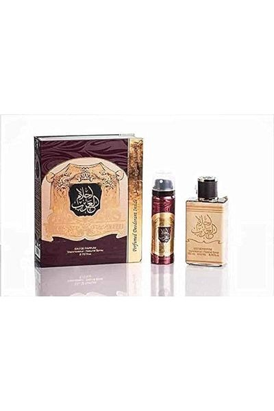 ARD AL ZAAFARAN Ard al zafraan Ahlam Al Arab Eau de Parfum - Unisex - 80 ml with Deodorant Spray Gift