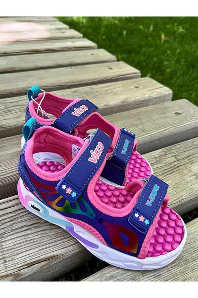 Vicco Size 26-35 Lighted Anatomical Lighted Girls' Sandals
