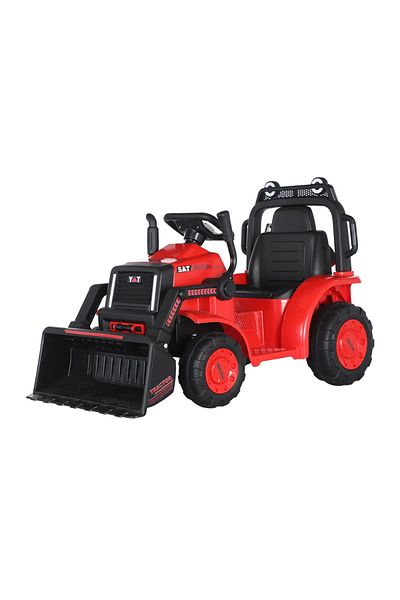 rut&cari Excavator electric, 2 motoare, 6V, 97 x 54 x 60 cm, pentru copii 2-8 ani