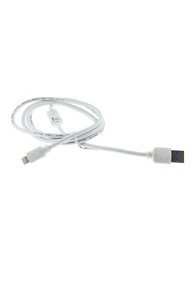 OEM Cablu Usb Premium Pentru Apple Iphone, Conector Tip Lightning 8 Pin, 1.5m, Alb, Awg 28, 1.5a, Bulk