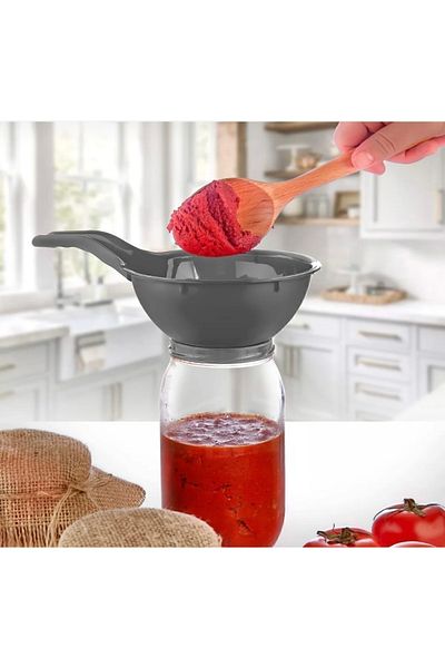 INTEREV Jar and Canning Funnel with Handle