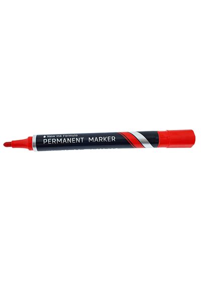 OEM Red permanent marker, THINK U100, with 1.5MM round tip, for writing on any surface