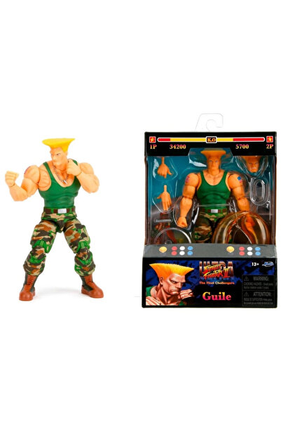 Jada 253252032 Street Fighter II Guile Figür