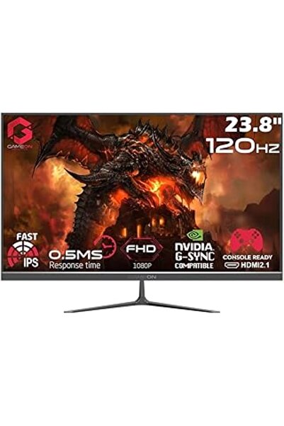 NETWORK ART Gameon Goes24Fhd120Ips Essential 23,8" Fhd, 120Hz, 0,5Ms Hızlı Ip...