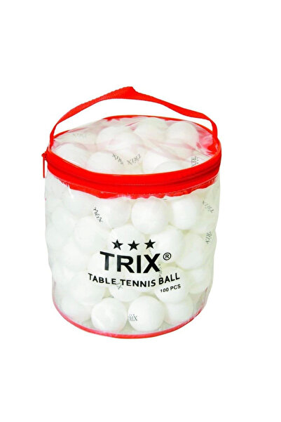 Belle Fusion BFS T-813A كرة بينج بونج تريكس بيضاء 100 قطعة - لعبة ديناميكية