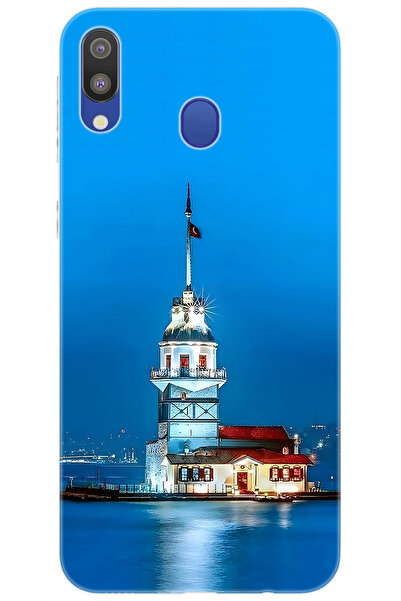 Ceppare Samsung Galaxy M20 (SM-M205F) Uyumlu Kılıf Desen Baskılı Silikon Kız ...