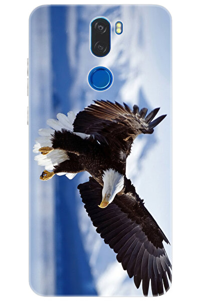 Vestel Venüs Z30 Uyumlu Kılıf Desen Baskılı Silikon Kartal STK:183 CP-OKyn1Th