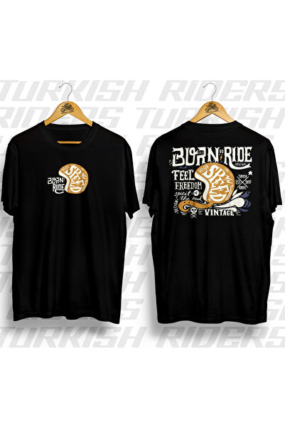 Butik Tricou vintage Born the Ride