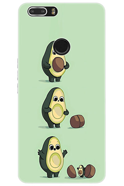 Vestel Venüs Z20 Uyumlu Kılıf Desen Baskılı Silikon Avakado STK:618 CP-NiIj95M