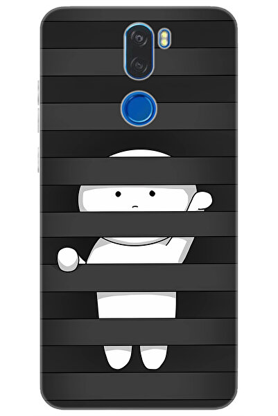 Vestel Venüs Z30 Uyumlu Kılıf Desen Baskılı Silikon Saklanan Karakter STK:665...