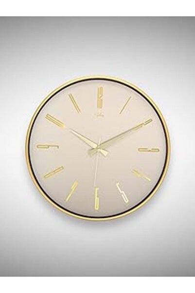 Roses Store Galaxy 717-A-1 Serisi Klasik Rakamlı Metal Görüümlü Sessiz Akar M...