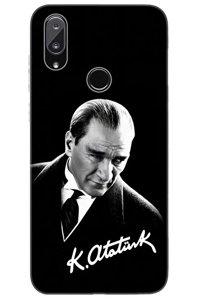 Vestel Venüs E5 Uyumlu Kılıf Desen Baskılı Silikon Mustafa Kemal Atatürk STK:...