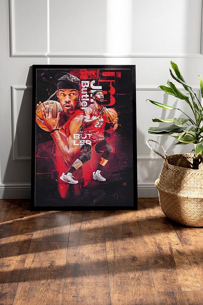 Saturn Pictură înrămată Jimmy Butler - Pictură poster NBA de baschet
