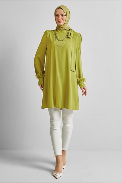 Alvina Feather Detail Tunic 45324